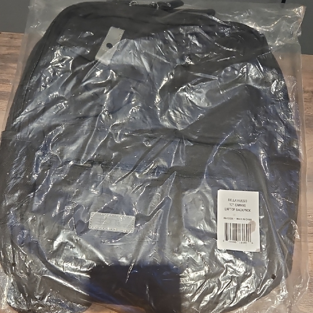 Bella Russo Black Laptop Backpack